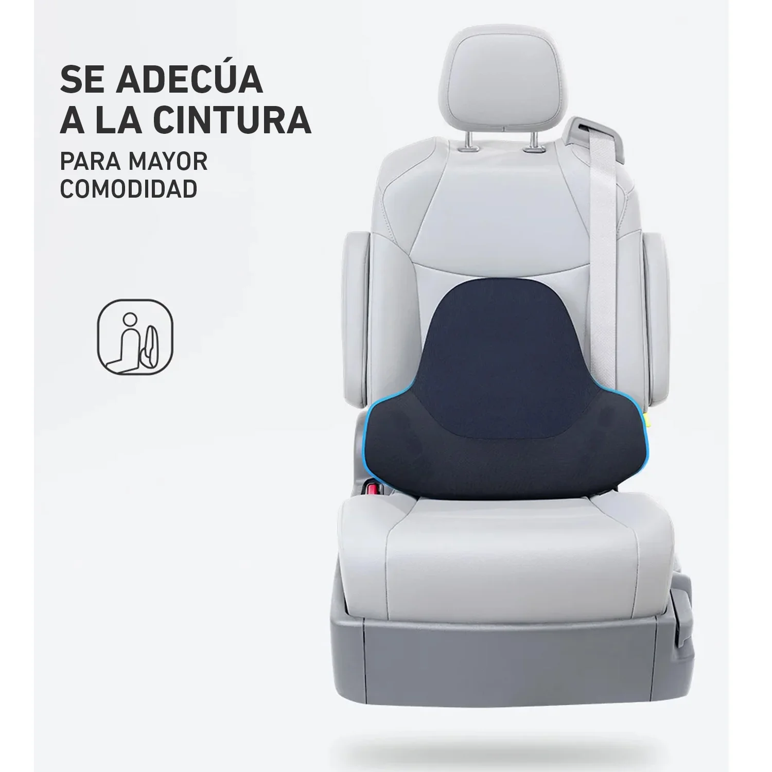 Almohada lumbar Baseus cojín para asiento de carro espuma transpirable - Image 6