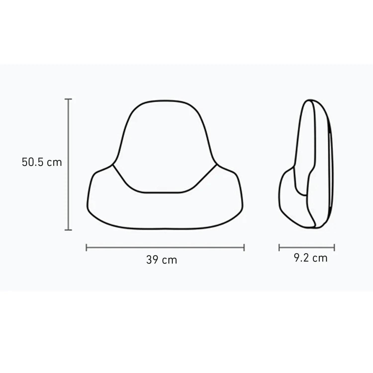 Almohada lumbar Baseus cojín para asiento de carro espuma transpirable - Image 9
