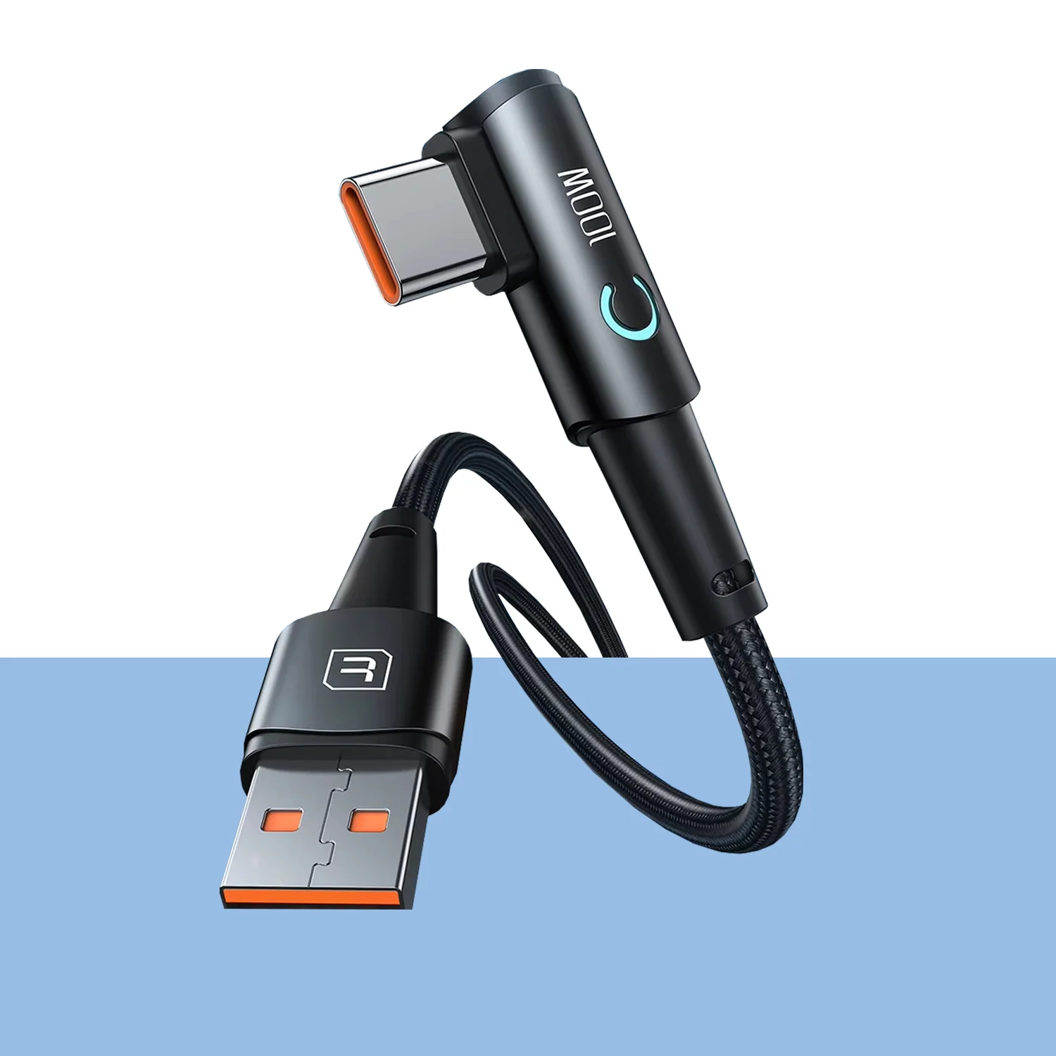 Cable de carga rápida Toocki USB-A a tipo C 100W TXCT-WYA01 - Image 3