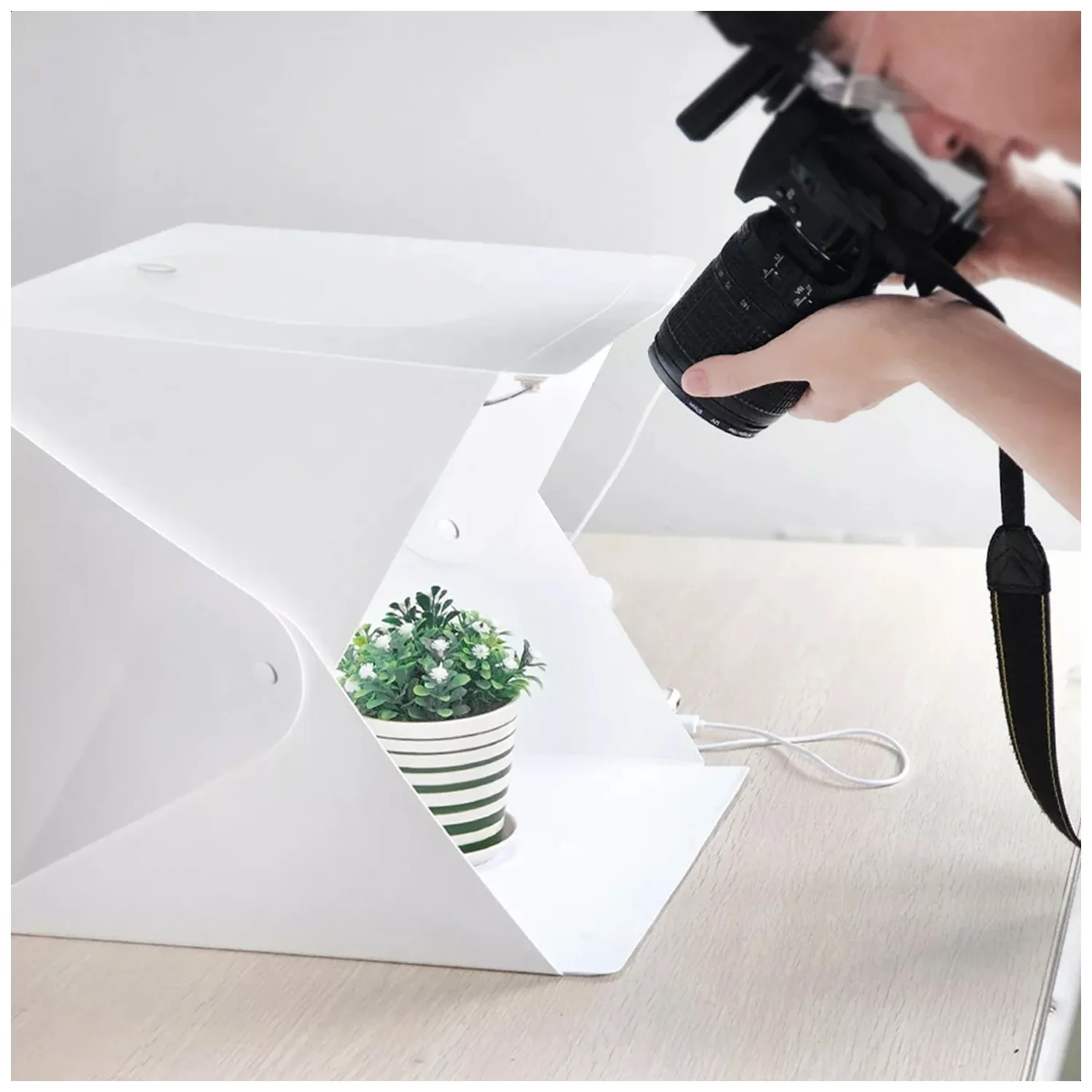 Caja de luz PS01 22cm Led Foto estudio plegable. - Image 2