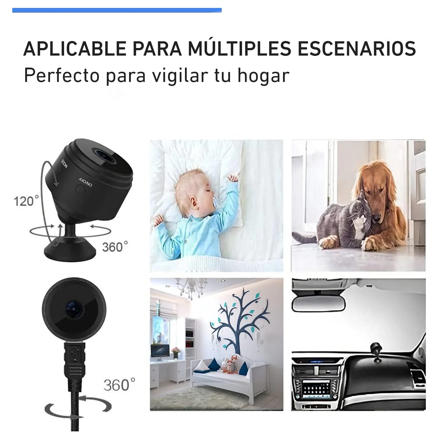 Cámara mini IP609W Wifi full HD 1080P vigilancia seguridad - Image 4