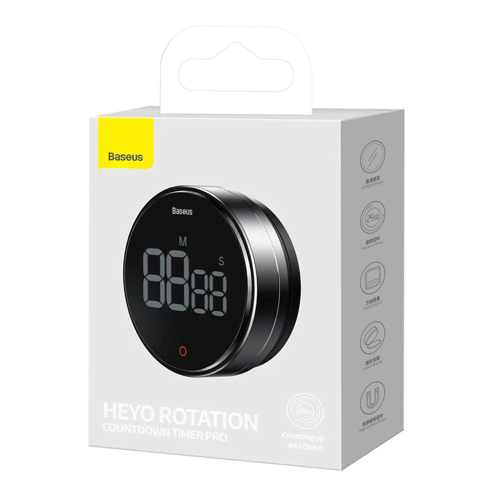 Cronómetro digital magnético temporizador con alarma Baseus FMDS000013 - Image 3
