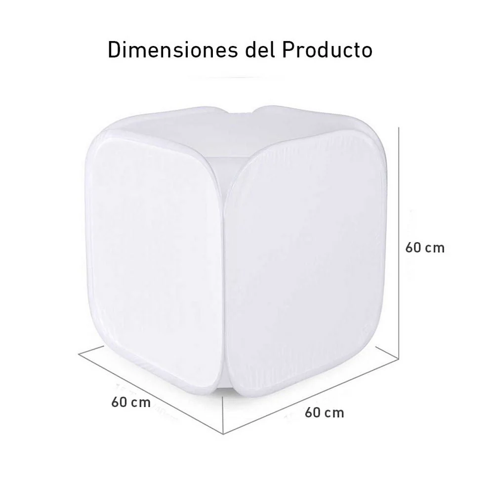 Cubo Caja de luz para fotos fotografía 60cm. PS03 - Image 4