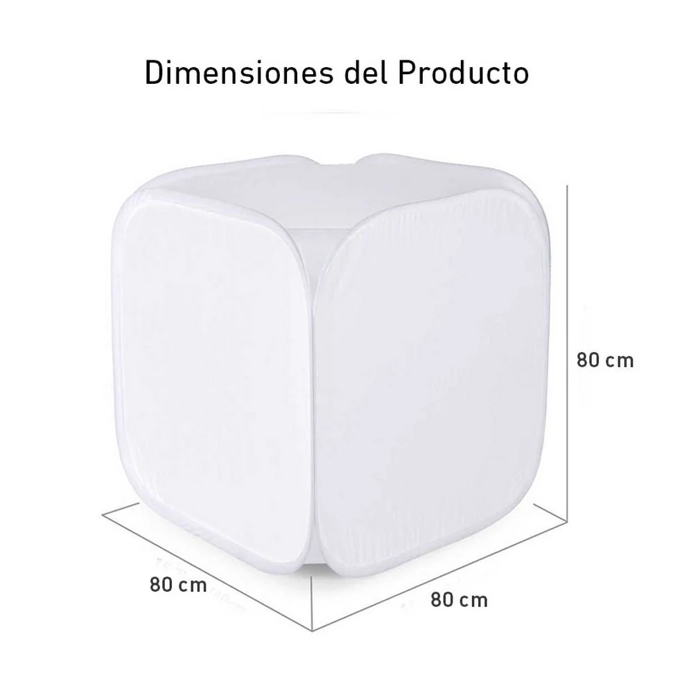 Cubo Caja de luz para fotos fotografía 80cm. PS03 - Image 4