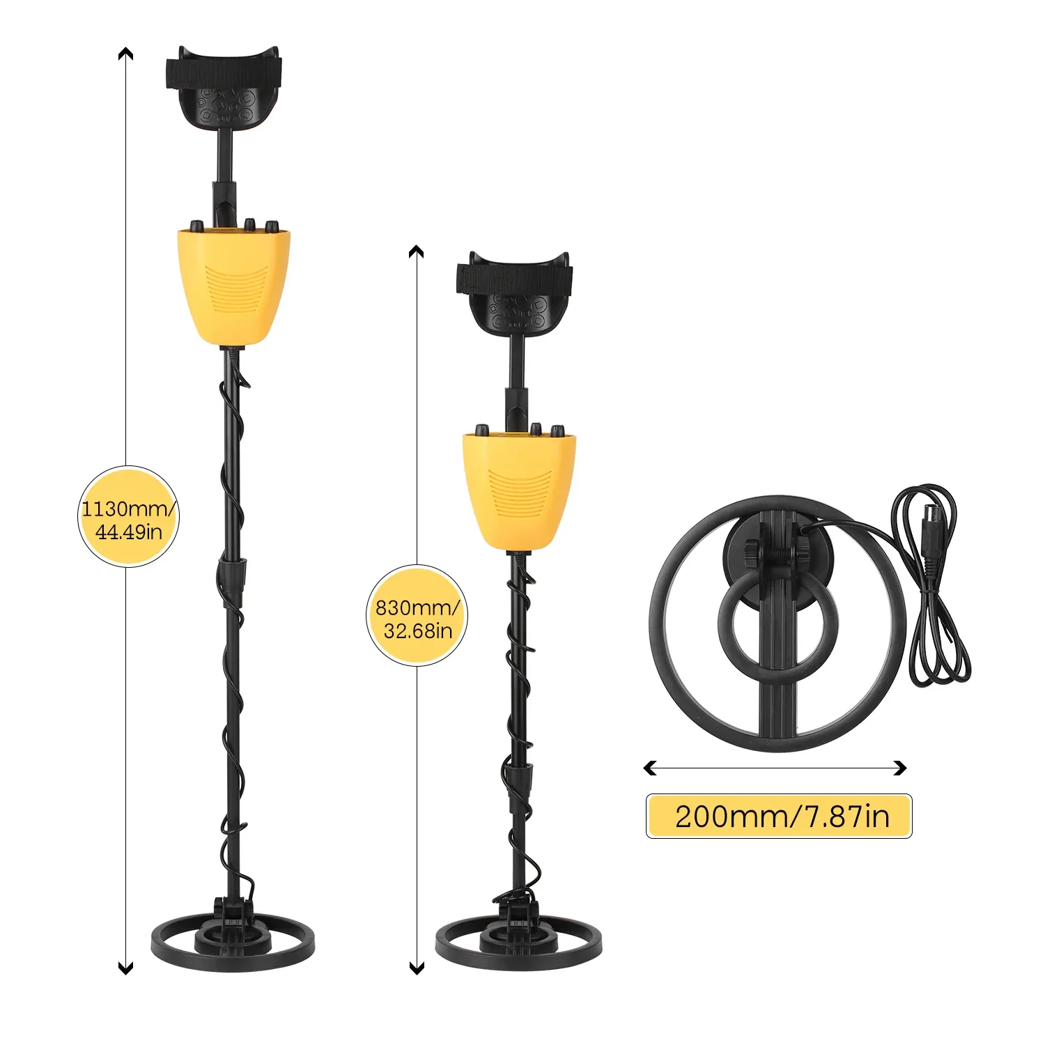 Detector de Metales MD5090 subterráneo portátil con pantalla - Image 7