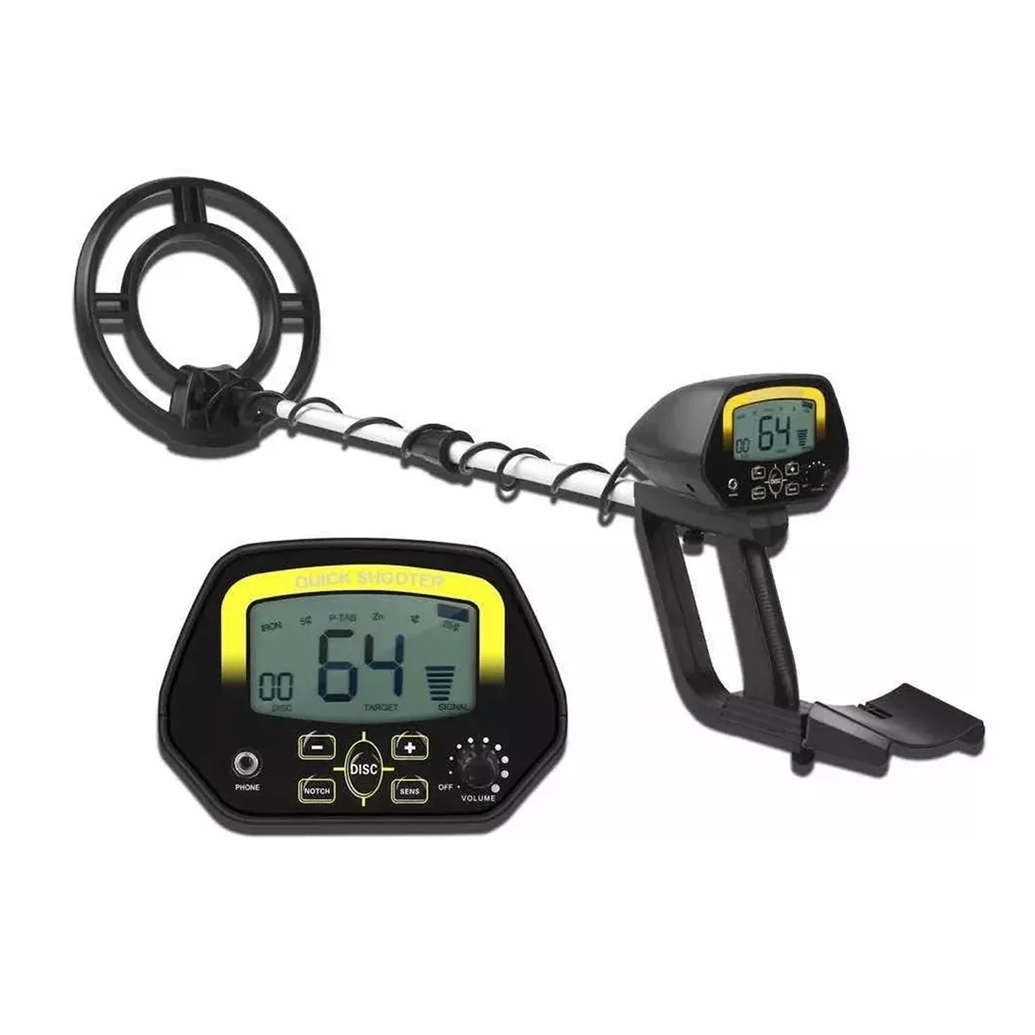 Detector de metales MD3030 subterráneo portátil pantalla LCD