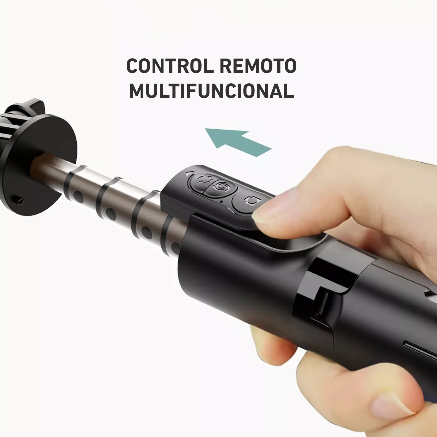 Estabilizador Palo selfie trípode Bluetooth L09 Luz LED control remoto - Image 3