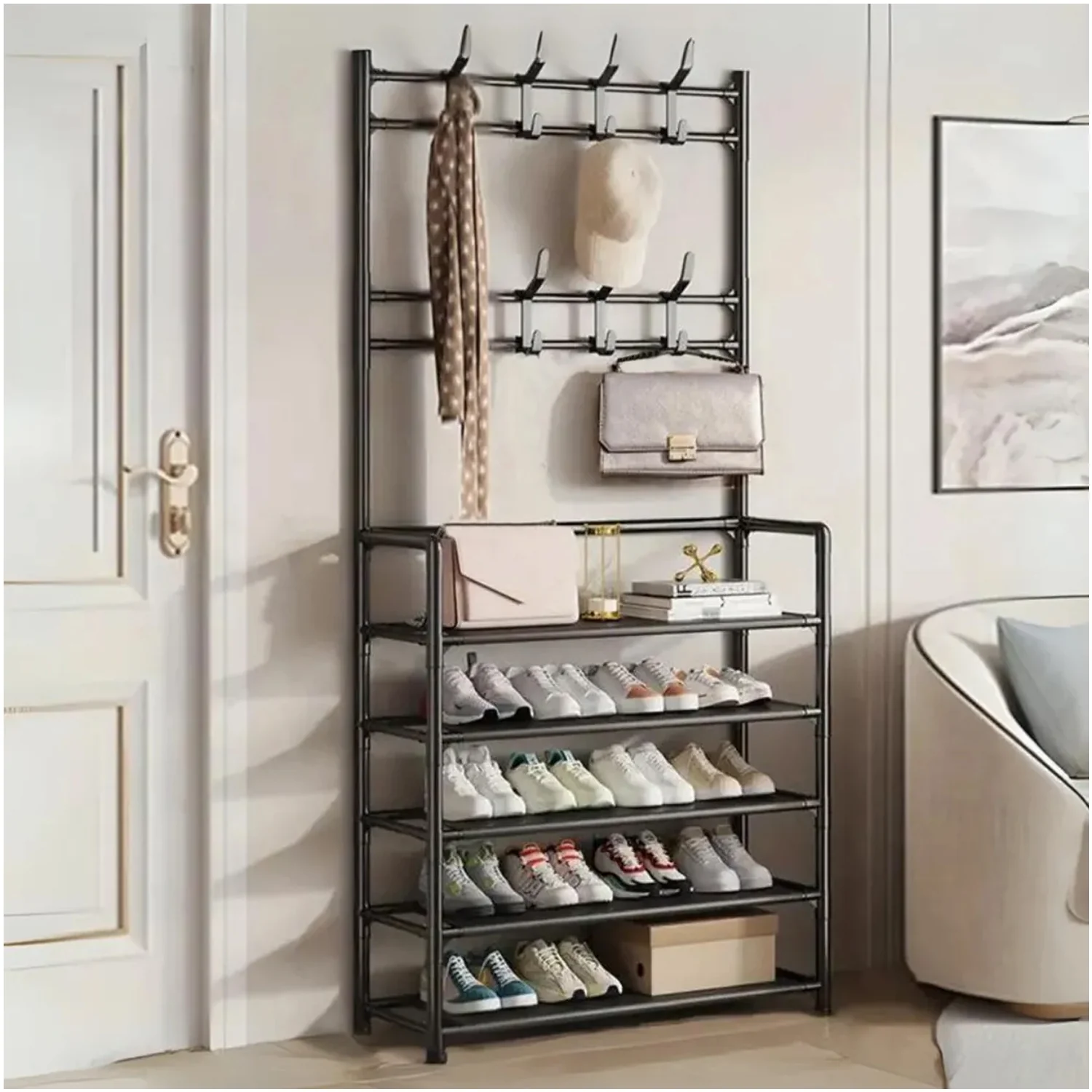 Estante organizador para zapatos perchero multiusos 5 niveles CHD01 - Image 5