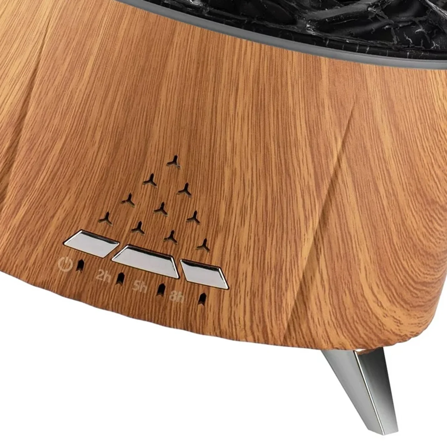 Humidificador Aromaterapia V32 Volcano efecto fuego Aire Madera - Image 3