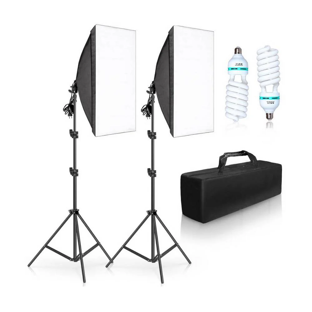 Kit Parante Socket Fotografico Softbox para Video RL05