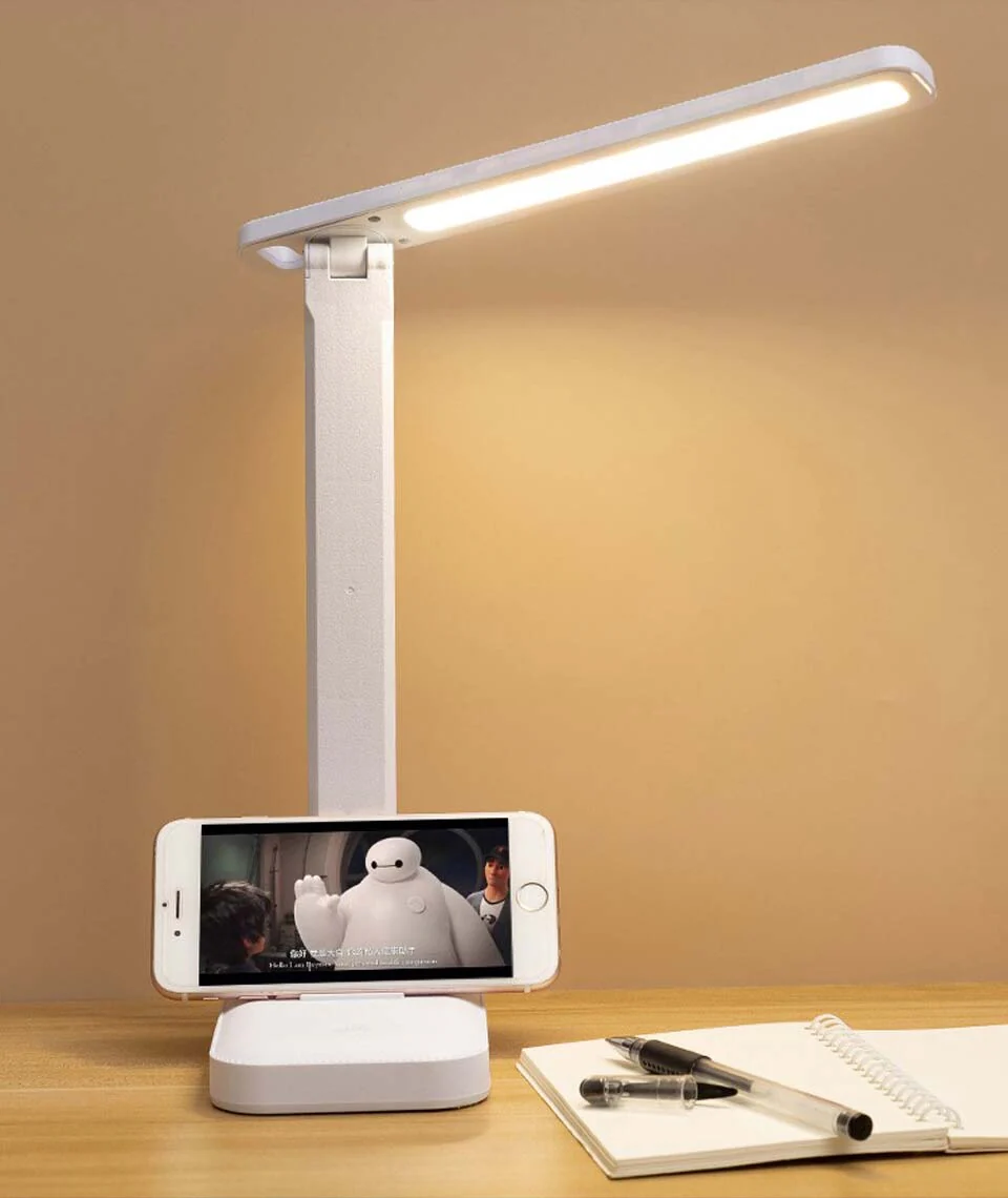 Lámpara de escritorio LED BL1269 táctil plegable recargable por USB - Image 4