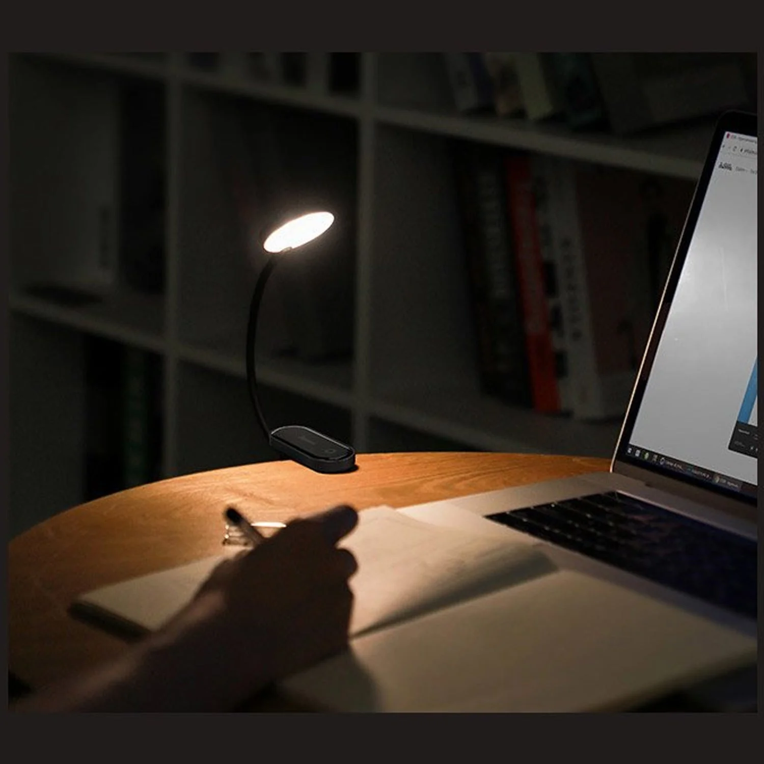 Lámpara LED mini clip luz regulable USB Baseus DGRAD-0G - Image 3