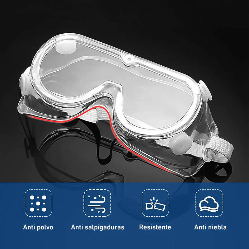 Lentes Protectores Goggle Anti fog Monogafas Ventilación RE001 - Image 3