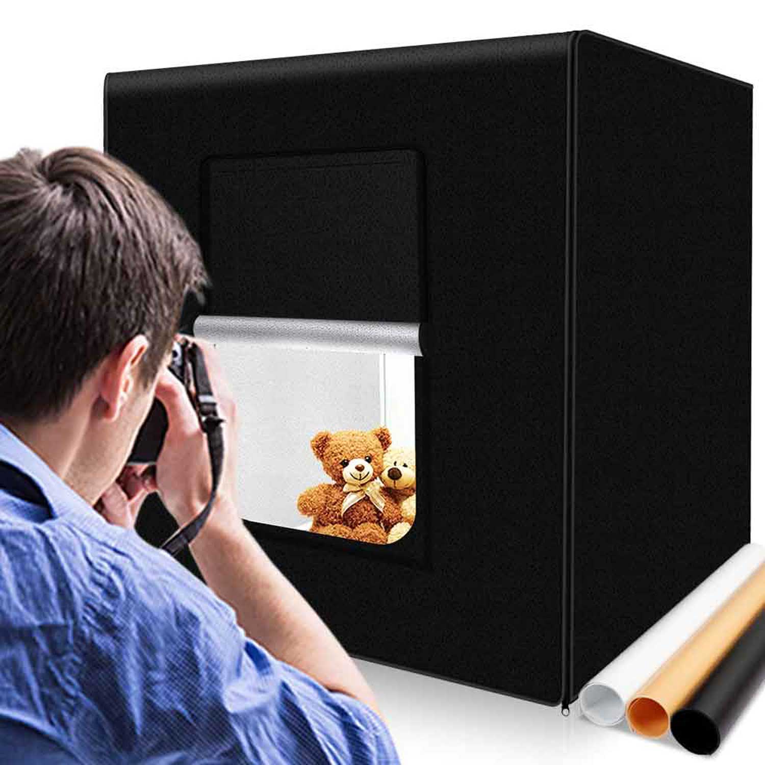 Mini Photo Studio Con Luz LED Fotografia 55 cm - Image 2