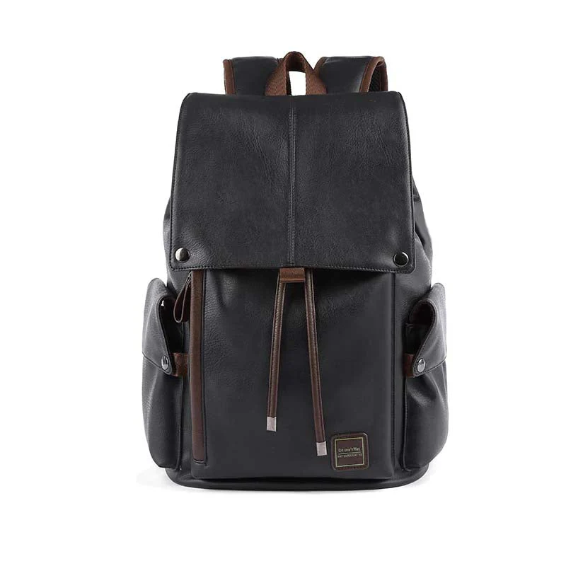 Mochila impermeable vintage Laptop unisex carga USB cuero BPL01 - Image 5