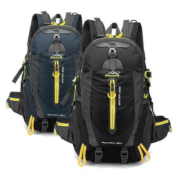 Mochila BP23 Outdoor Deportiva para Laptop 40L Multifuncional Azul Oscuro - Image 4