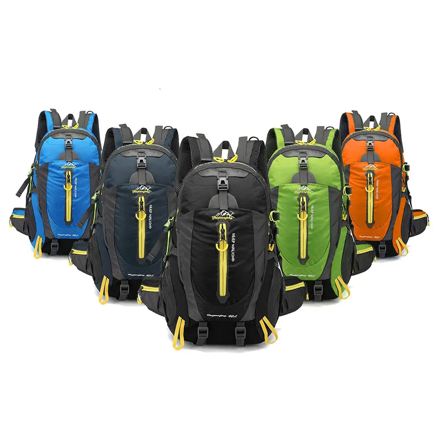 Mochila BP23 outdoor deportiva para Laptop 40L Multifuncional Verde - Image 5