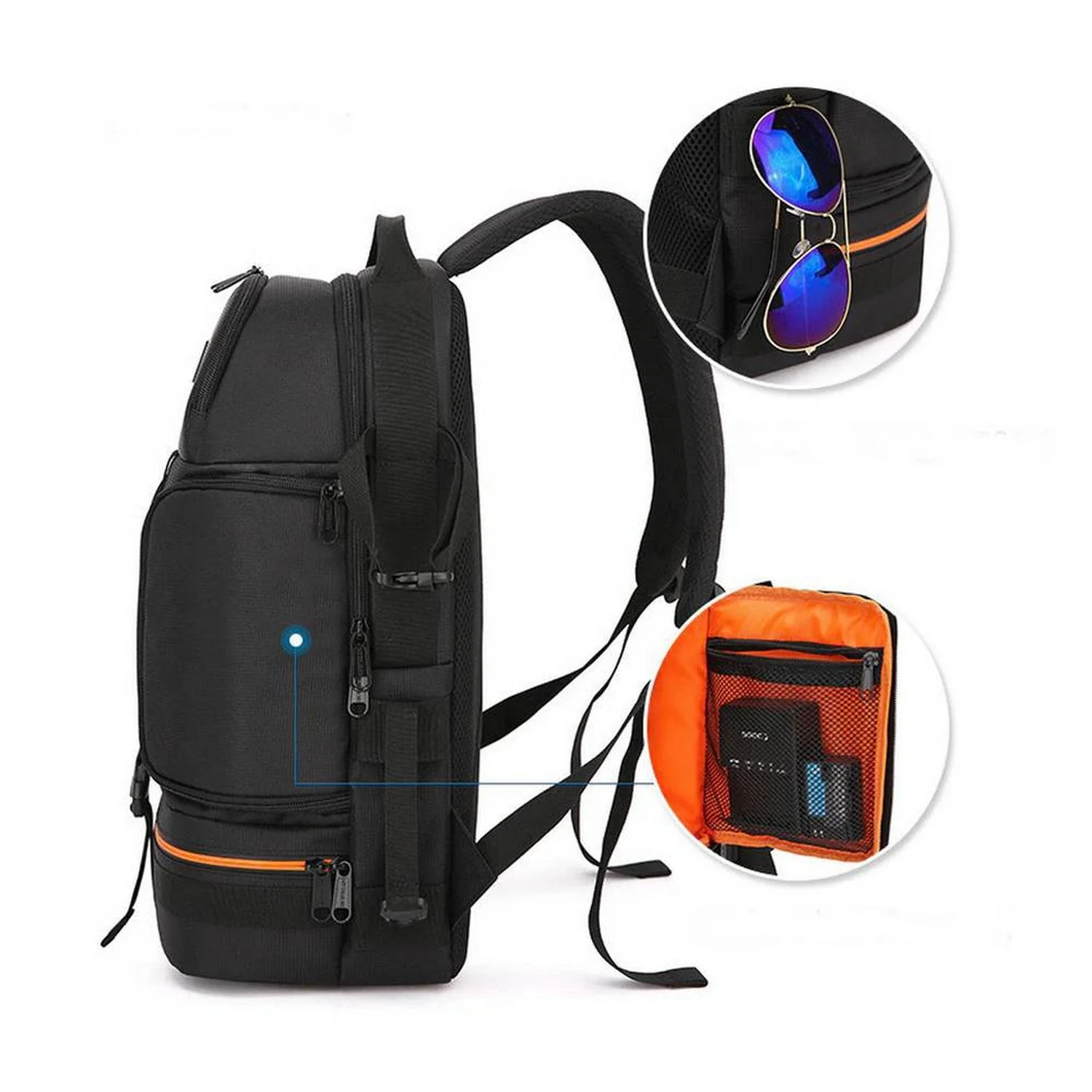 Mochila para Cámaras profesional DSLR laptop y accesorios BP08A - Image 3