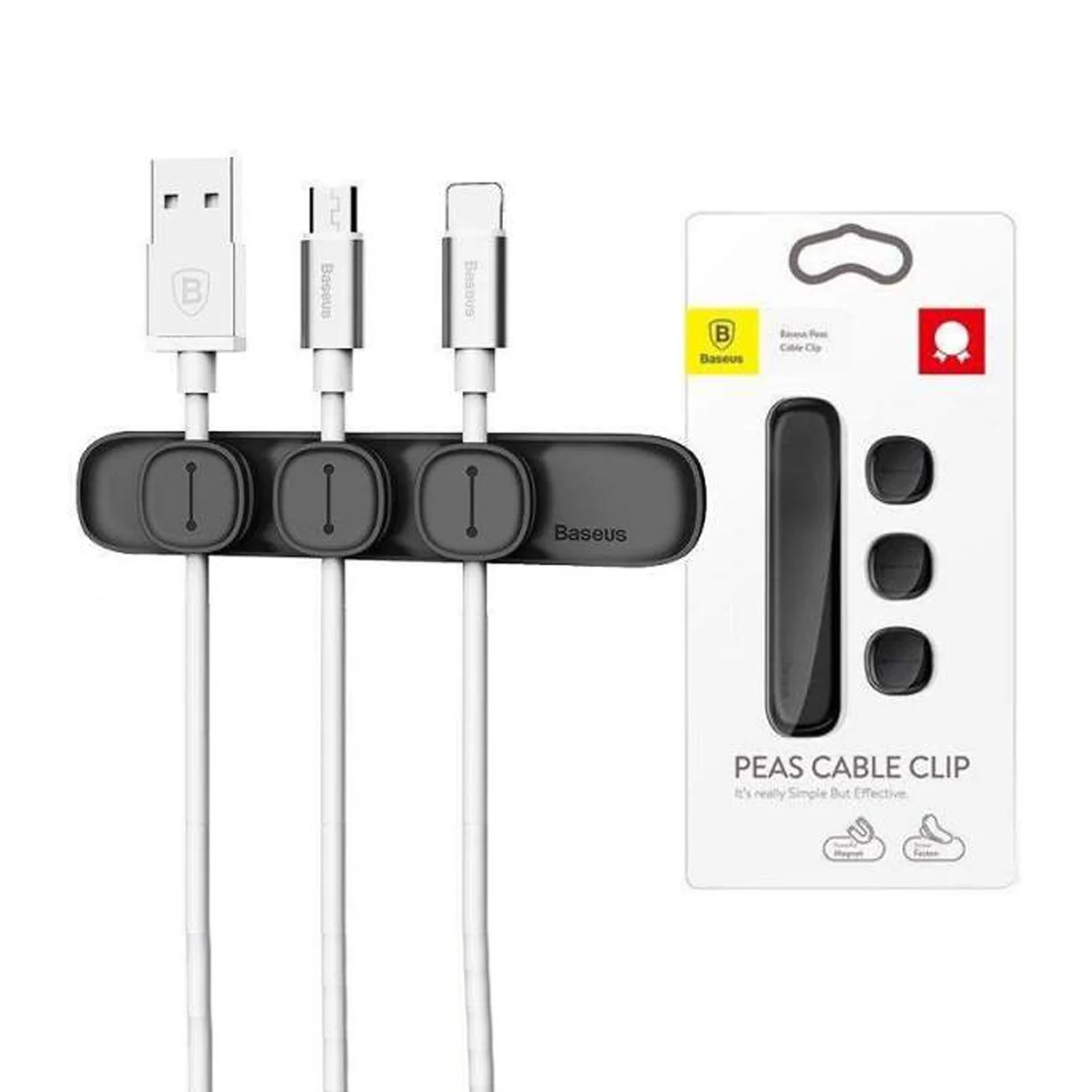 Organizador de cables magnético Baseus ACWDJ-01 - Image 5