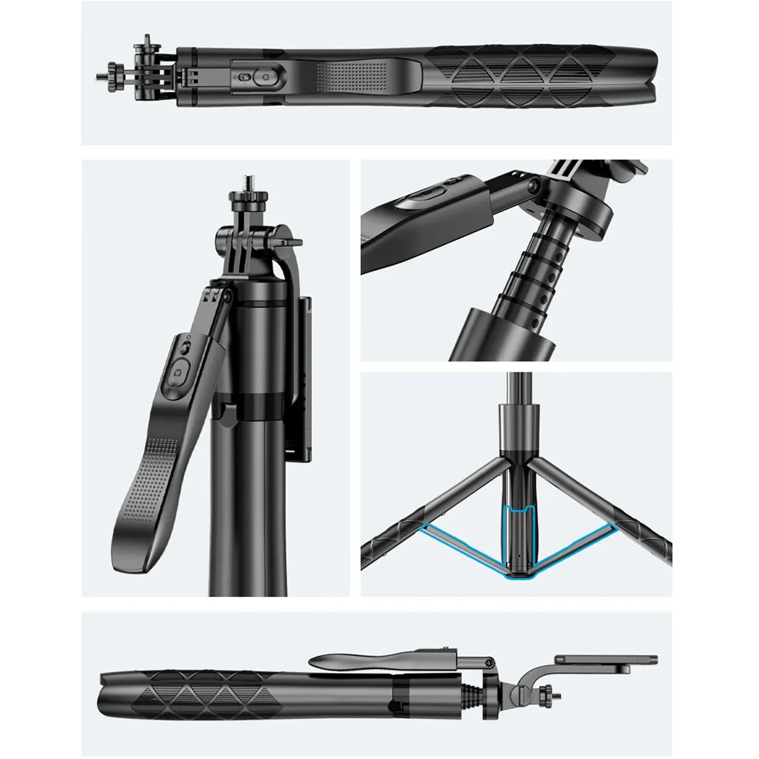 Palo Selfie Trípode Bluetooth L16 extendible celular control remoto - Image 6