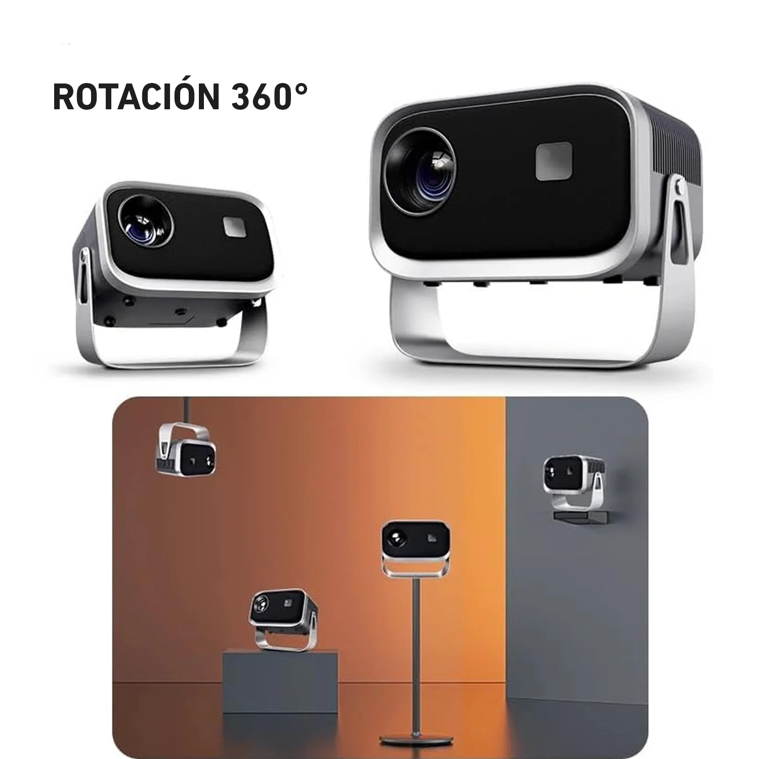 Proyector K6P LED multimedia HD Wifi Android 5000 lúmenes - Image 6