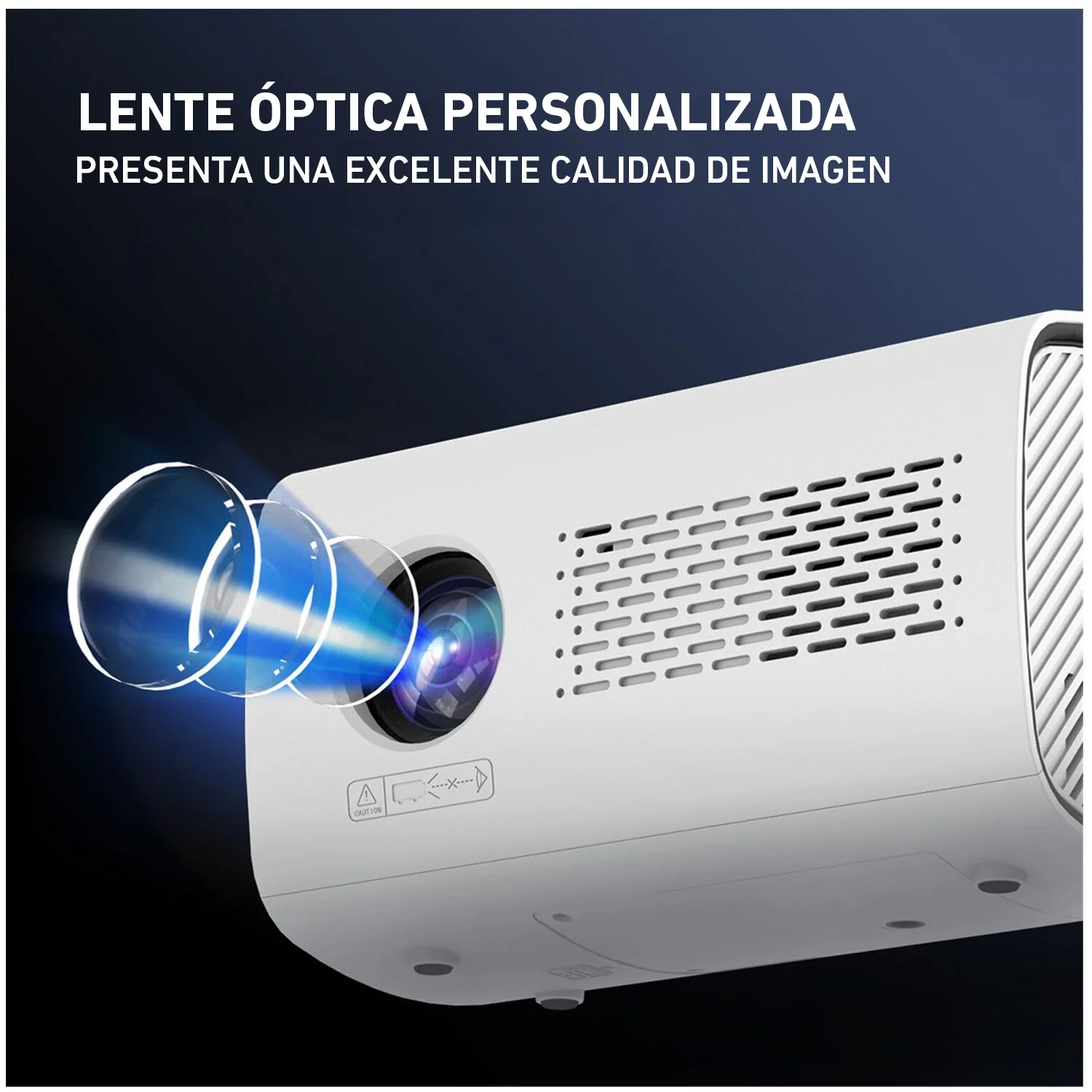 PROYECTOR MINI T100 LED multimedia HD wifi 5000 lúmenes HDMI AV USB - Image 3