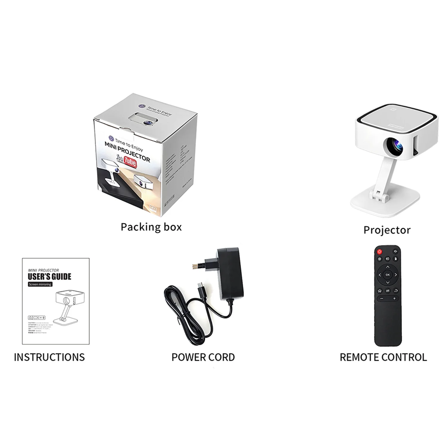 Proyector mini T3 LED multimedia HD Wifi HDMI USB - Image 8
