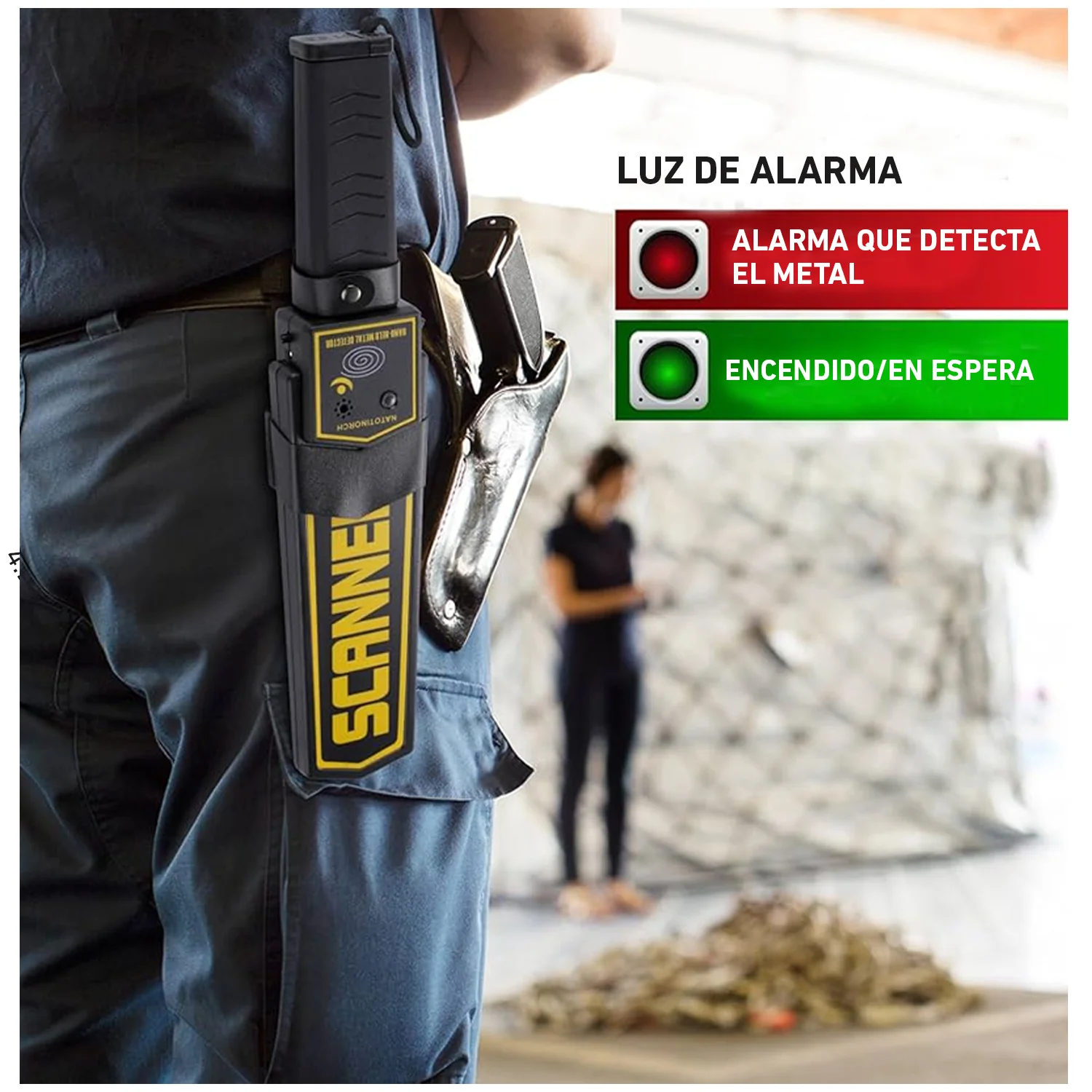 Detector de metal y Celular MD3003C scanner de seguridad portátil - Image 3