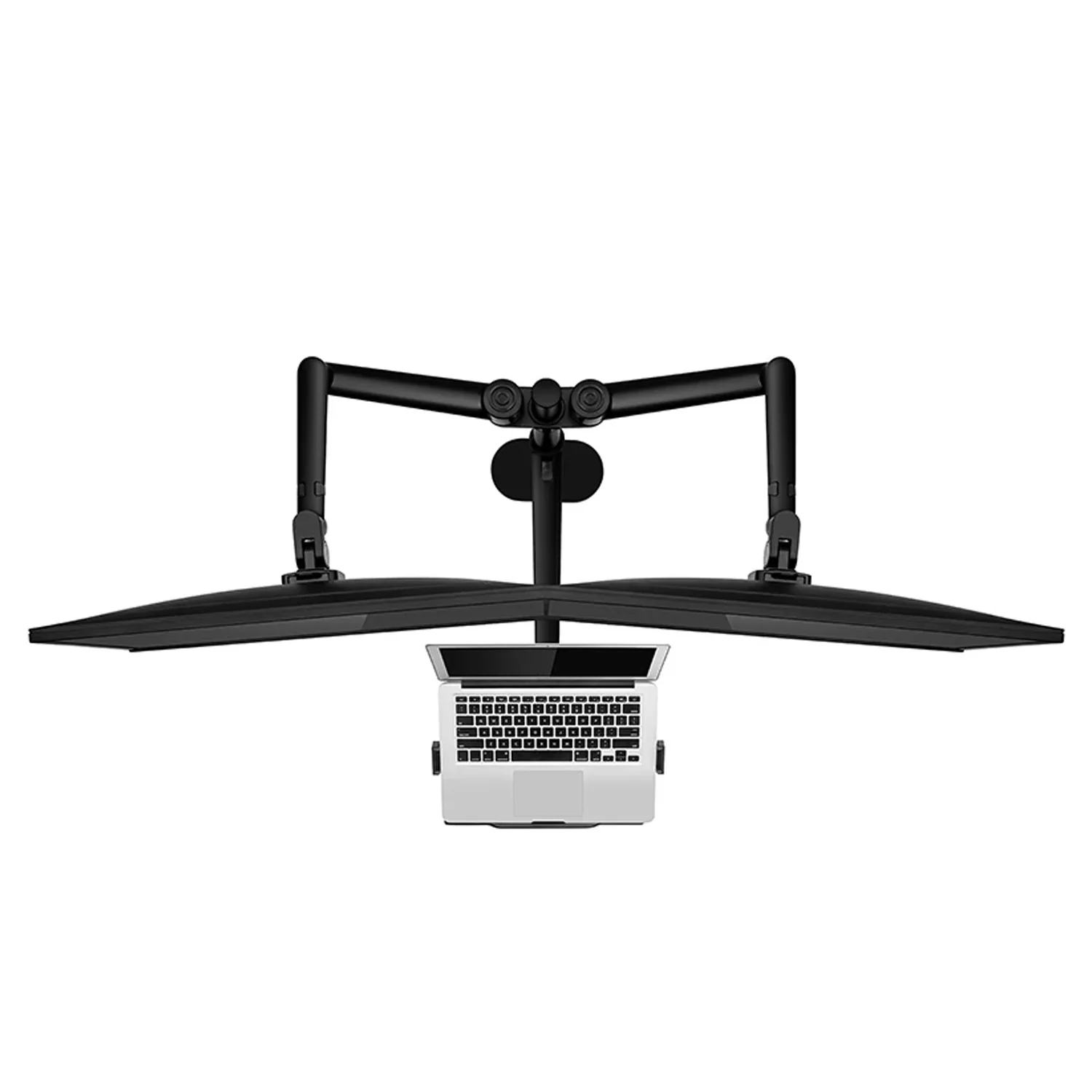 Soporte de Aluminio brazo doble para monitores hasta 32 y Laptop hasta 17 pulgadas 360° - Image 6