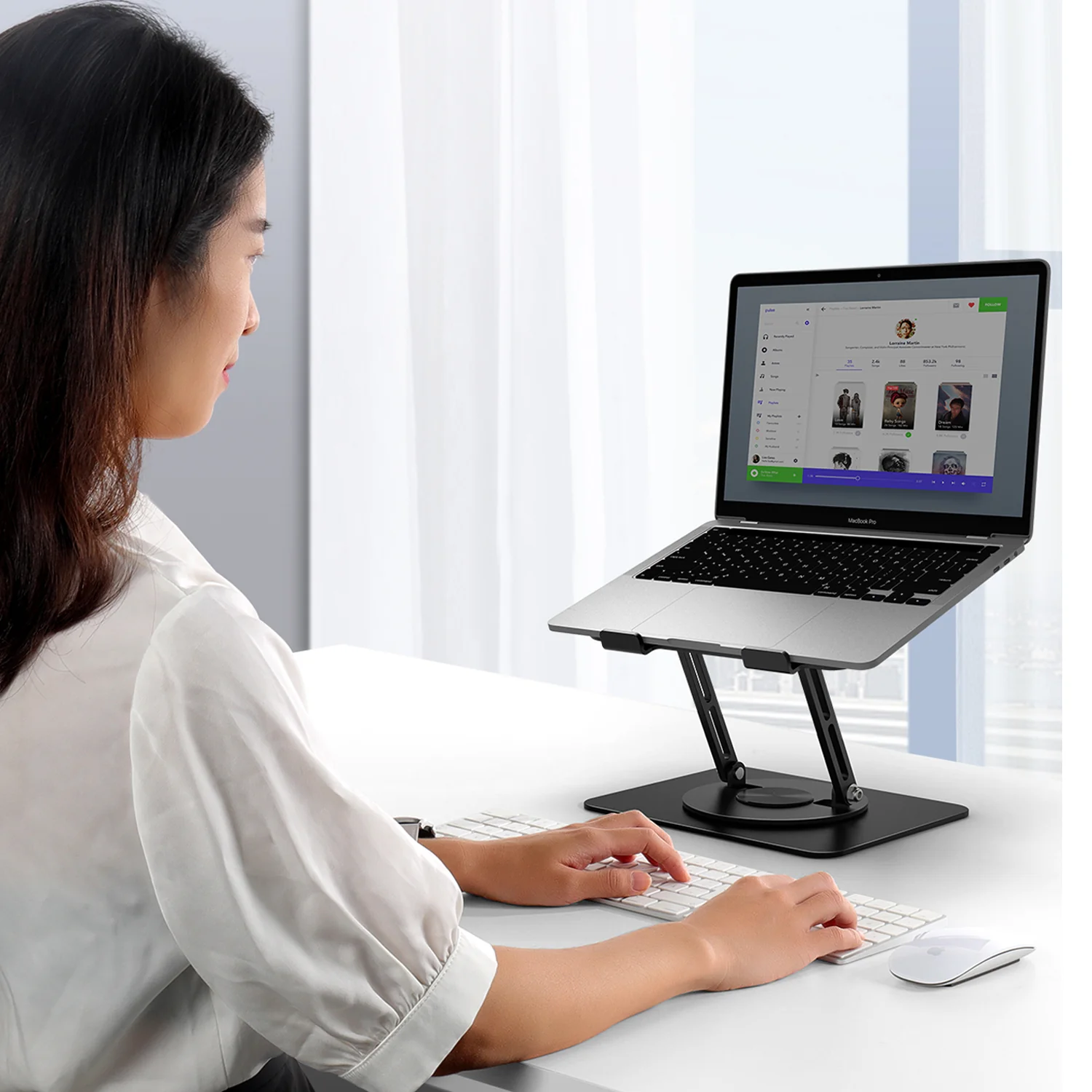 Soporte de laptop o tablet de 10 a 17 pulgadas estable Vaydeer SZN011 - Image 6