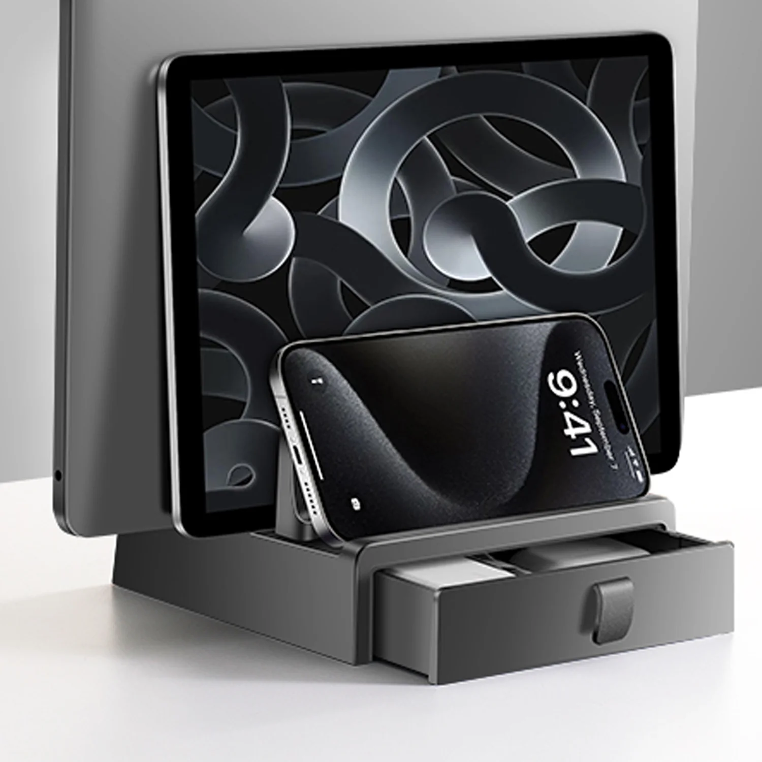 Soporte vertical Vaydeer SZ2S151 con cajón para laptop, tablet y celular - Image 6
