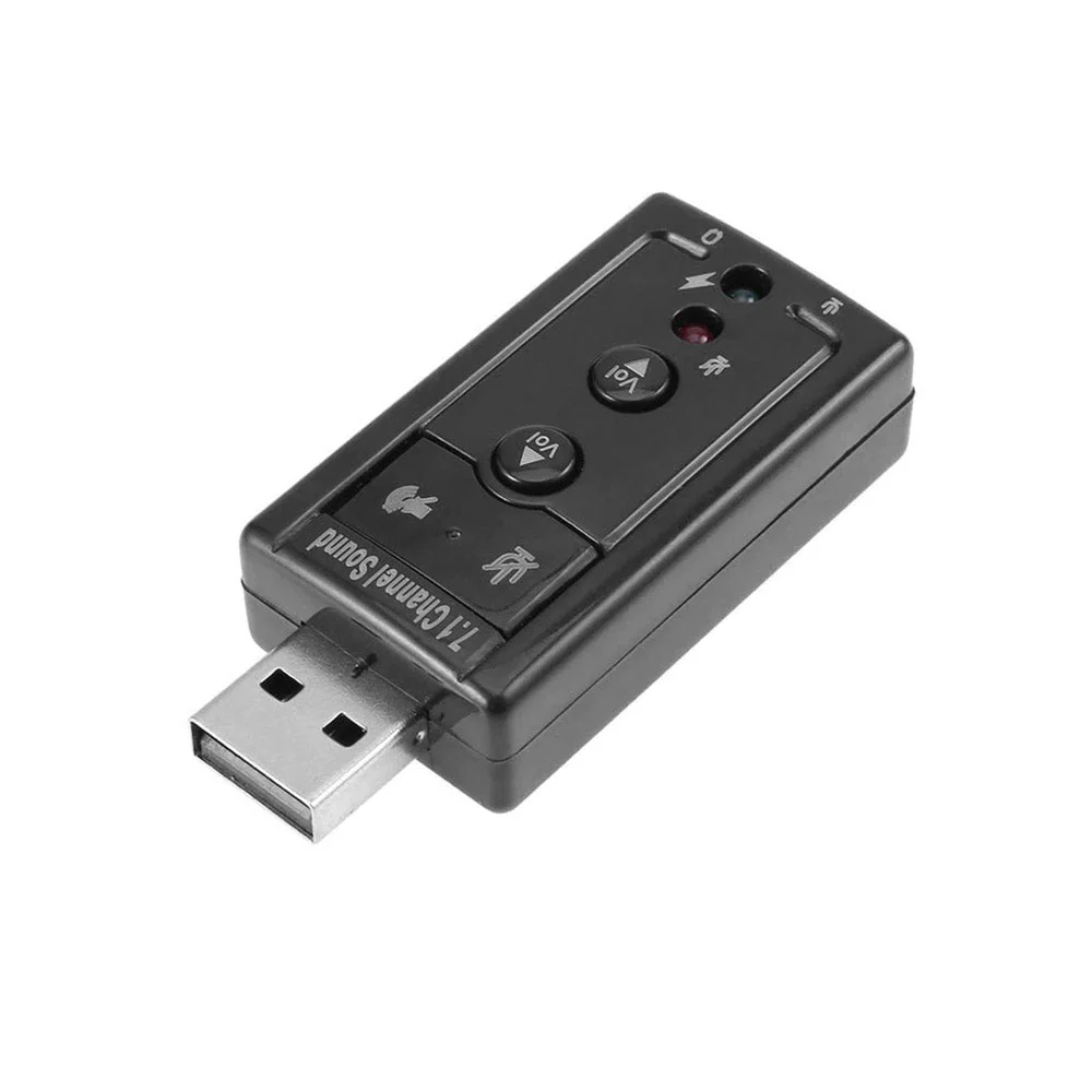 Tarjeta de sonido Virtual de 7,1 canales, adaptador de micrófono de Audio SC07 - Image 2