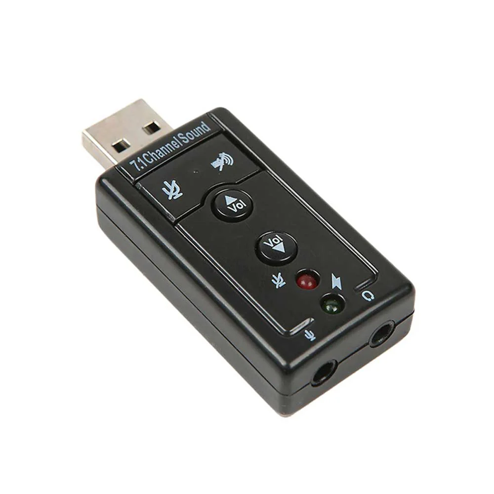 Tarjeta de sonido Virtual de 7,1 canales, adaptador de micrófono de Audio SC07 - Image 3