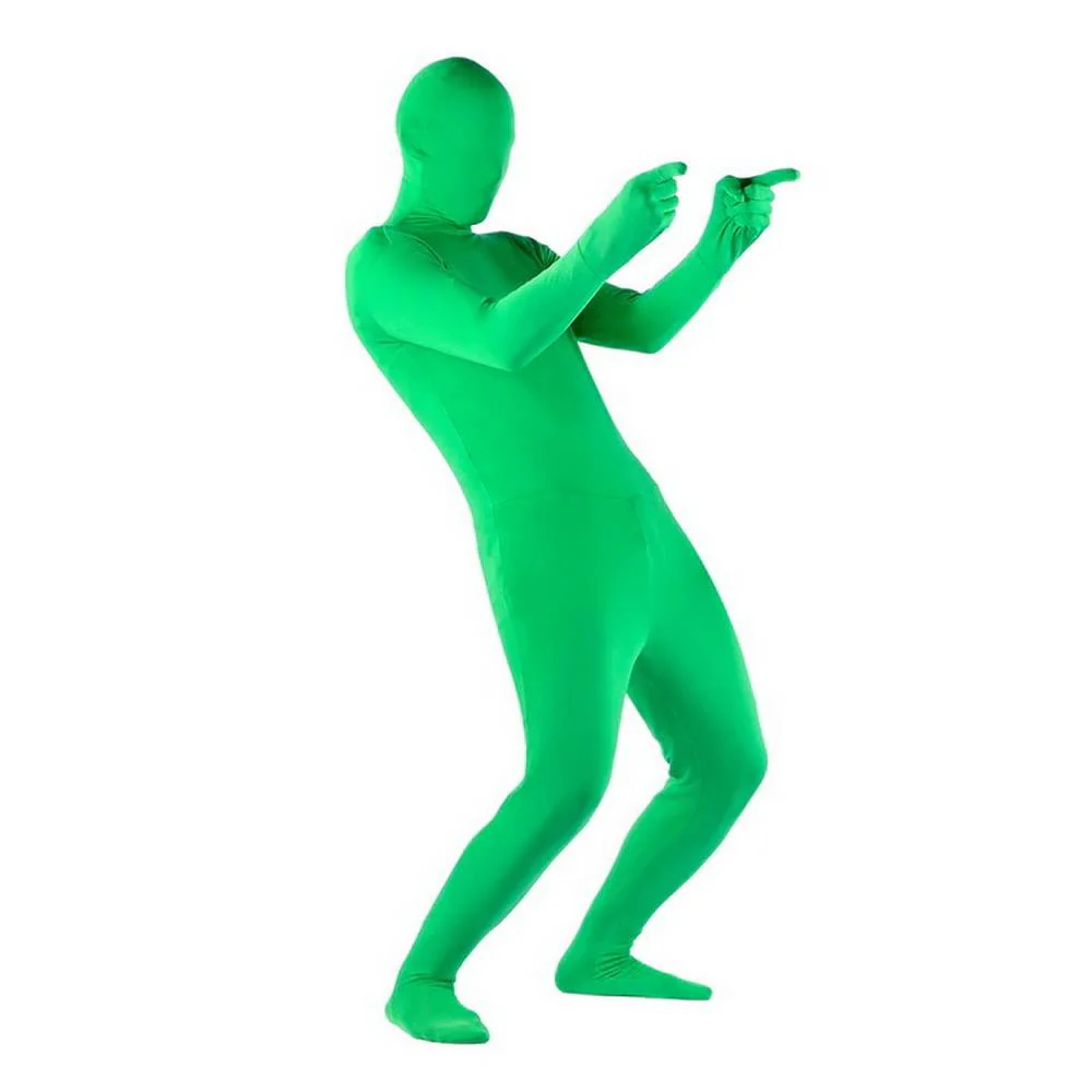 Traje Verde unisex para producción de Video y Fotografía BCC01