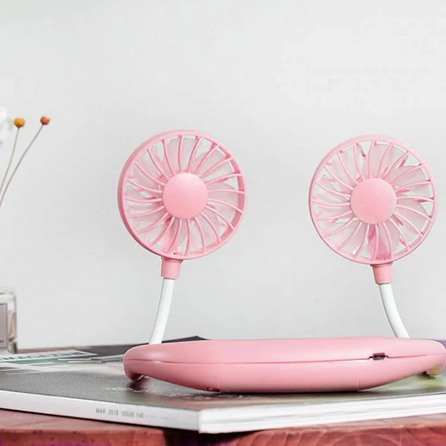 Ventilador recargable para cuello flexible portatil sports - Image 6